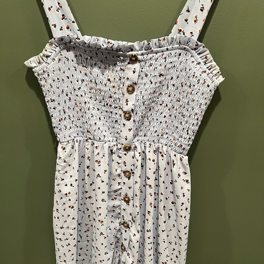 Floral Button-Down Sundress